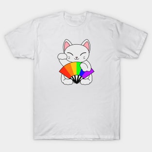 Rainbow Lucky Cat T-Shirt